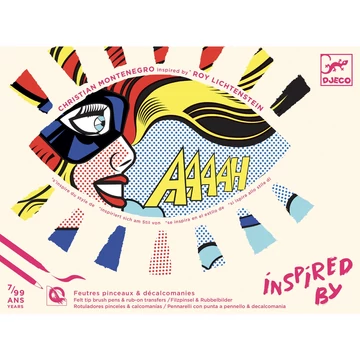 Művészeti műhely - Szuperhősök - Inspired by Roy Lichtenstein - Superheroes - Djeco