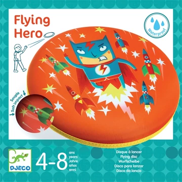 Frizbi - Hősök frizbije - Flying Hero - Djeco