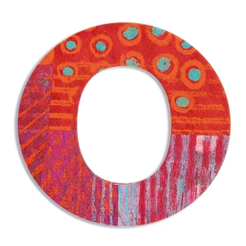 Dekorbetű - O - Peacock letter - Djeco