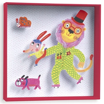 Falikép - Oroszlán - Lion - Djeco