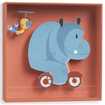 Falikép - Viziló - Hippopotamus  - Djeco