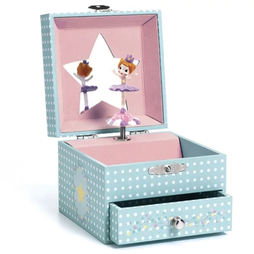 Zenélő ékszerdoboz - Balerina királynő - Delicate ballerina- Djeco