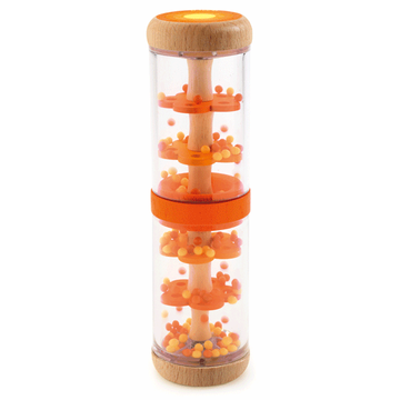 Bébicsörgő - Narancs esőbot - Orange rain shaker - Djeco