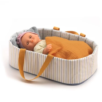 Mózeskosár - Kékeske - Bassinet Blue Lines - Djeco