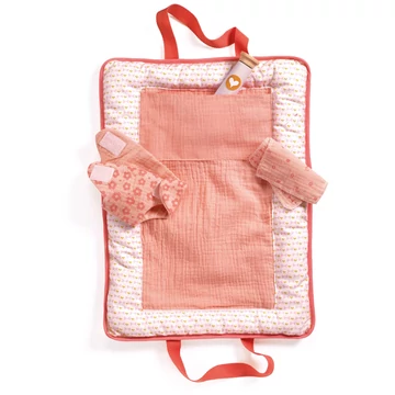 Pelenkázótáska - Világos rózsaszín - Changing bag Pink Peak - Djeco