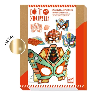 Csináld magad! - Fémfóliás Robot arcmaszkok - Super robots - Djeco