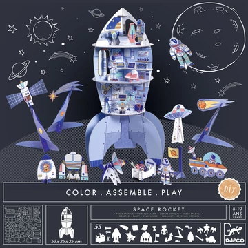 Csináld magad! - Űrrakéta 3D-ben - Space rocket - Djeco