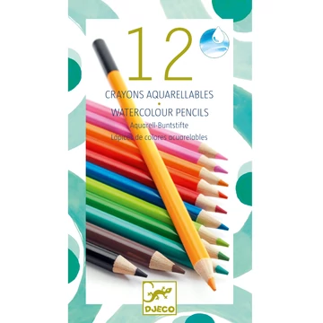 Akvarellceruza - Kettő az egyben - Watercolour crayons - Djeco