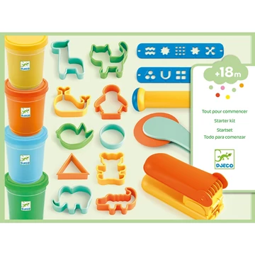 Gyurmaformázó készlet - Gyurmázás kezdő készlet - Everything you need to start  - Djeco