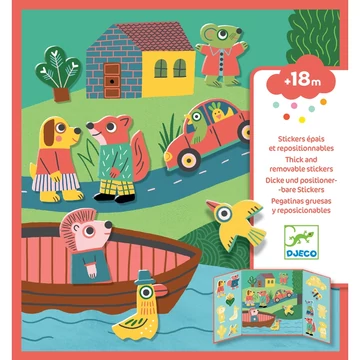 Matricás foglalkoztató - Állatokkal - Animals - Djeco