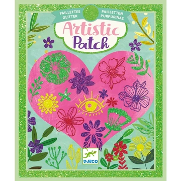 Csillámkép készítés - Virág szirmok - Collages - Petals - Djeco