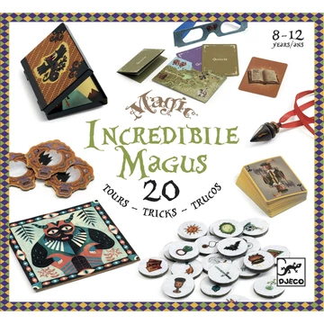Bűvészkészlet - Incredibile Magus - 20 trükk - Djeco