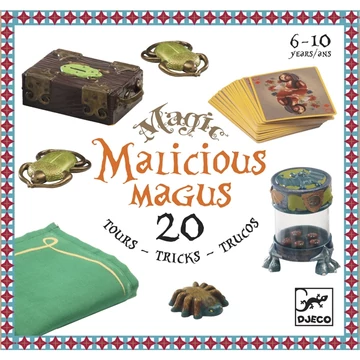 Bűvészkészlet - Malicious magus - 20 tricks - Djeco