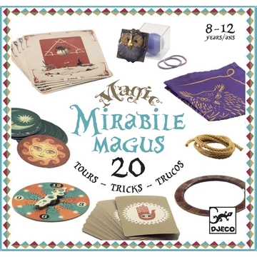 Bűvészkészlet - Mirabile magus - 20 tricks - Djeco