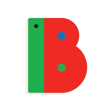 Állatdekor betű - B - Graphic animal letter - Djeco
