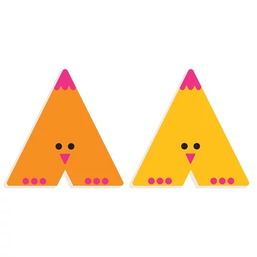 Állatdekor betű - A - Graphic animal letter - Djeco