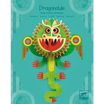 3D-s faldekoráció - Sárkány - Dragon - Djeco