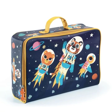 Trendi kis bőrönd - Űrutazás - Space suitcase - Djeco