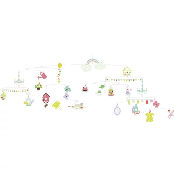 Szélmobil függődísz - Zoe szobája - Zoe's bedroom - Djeco