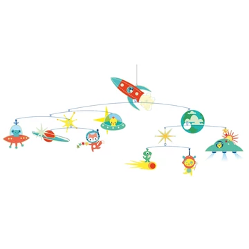 Szélmobil függődísz - Rakéta - Rocket - Djeco