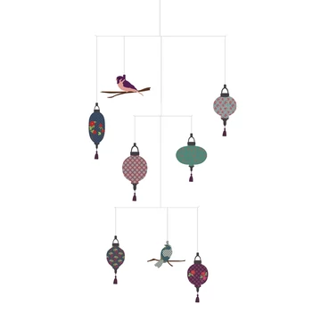 Szélmobil függődísz - Lampionok - Lanterns (FSC) - Djeco