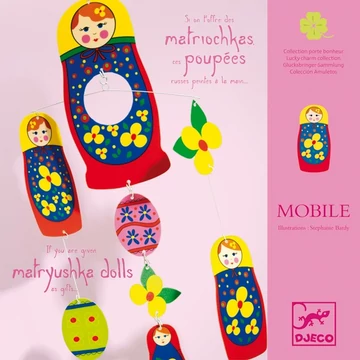 Szélmobil függődísz - Matrjoska babák - Matriuschka Dolls - Djeco