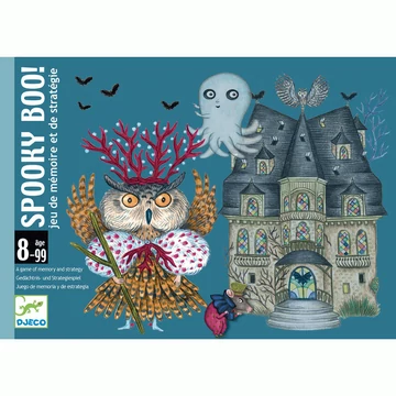 Kártyajáték - Borzongós - Spooky Boo! - Djeco