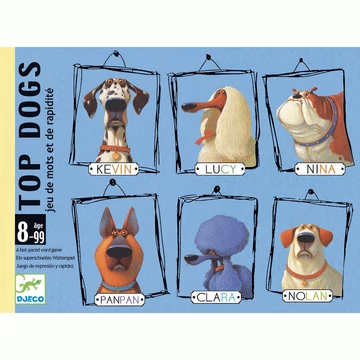 Kártyajáték - Nagykutyák - Top Dogs - Djeco