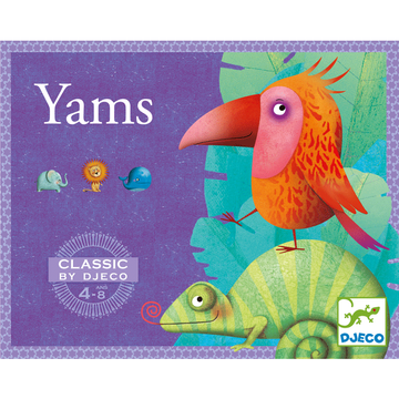 Társasjáték klasszikus - Junior kockapóker - Yams - Djeco