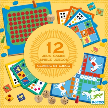 Társasjáték klasszikus - Társasjáték készlet KJ4+ - Classic box 4+ - Djeco