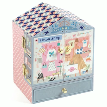Zenélő ékszerdoboz - Tina bolt - Tinou shop - Djeco