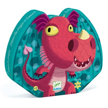 Formadobozos puzzle - Edmond the dragon - Djeco