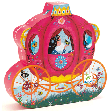 Formadobozos puzzle - Elise hintója - Elise Carriage - Djeco
