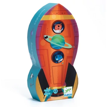 Formadobozos puzzle - Űrhajó - Spaceship - Djeco