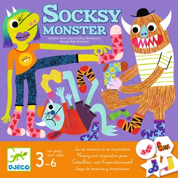 Társasjáték - Szörnyű zokni! - Socks y Monster - Djeco