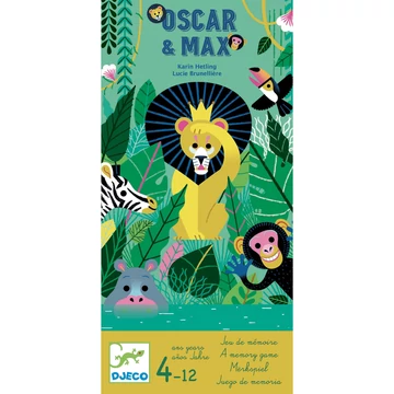 Társasjáték - Oszkár és Max - Oscar & Max  - Djeco