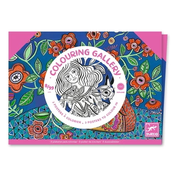Művészeti műhely - Virágzás színezők mappa - Blooms - Djeco