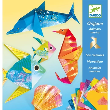 Origami - Tengeri élőlények - Sea creatures - Djeco