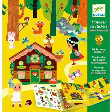 Matricás meseszövés - A varázslatos erdő - The magical forest - Djeco
