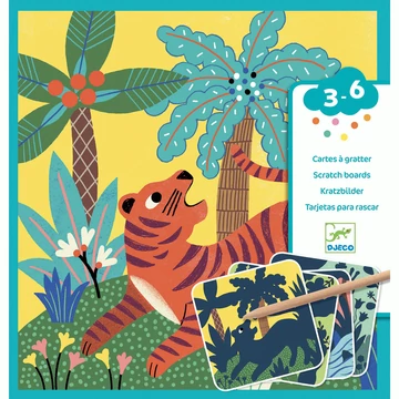 Karckép technika - Nagy állatok - Big animals - Djeco