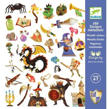Matricák - Középkori fantáziavilág - Medieval fantasy - Djeco