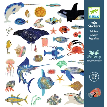 Matricák - Csillámló óceán - Ocean - Djeco