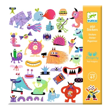 Matricák - Bájos szörnyikék - Monsters - Djeco