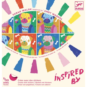 Művészeti műhely - Toppon - Inspired by Andy Warhol - Totally Pop - Djeco