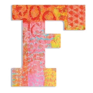 Dekorbetű - F - Peacock letter - Djeco