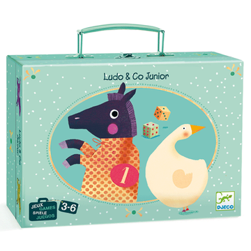 Társasjáték klasszikus - Ludo & Co. Junior - Djeco
