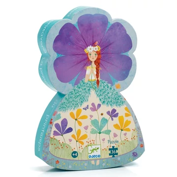 Formadobozos puzzle - Tavasz hercegnő - The princess of spring - Djeco