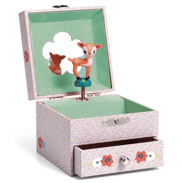 Zenélő ékszerdoboz - Szende őz - Wood fawn - Djeco