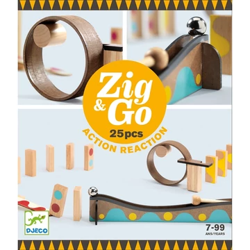 Építőjáték - Sokasodó 25 db - Zig & Go
