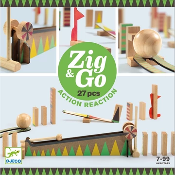 Építőjáték - Sokasodó 27 db - Zig & Go